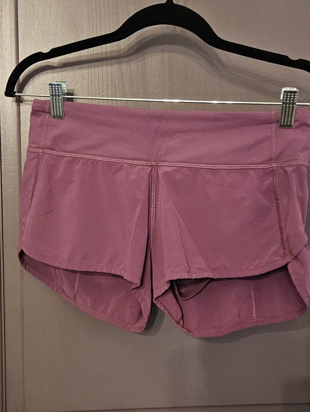lululemon athletica Mauve Pink Layered Athletic Shorts
